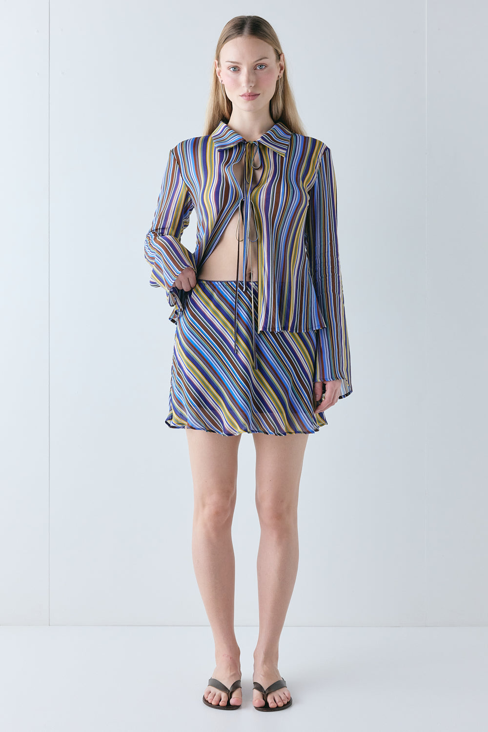 Lola Mini Skirt Stripe - size:Mira:AU 8 / US 4