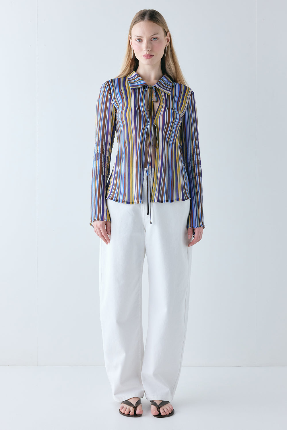 Axel Sheer Top Stripe