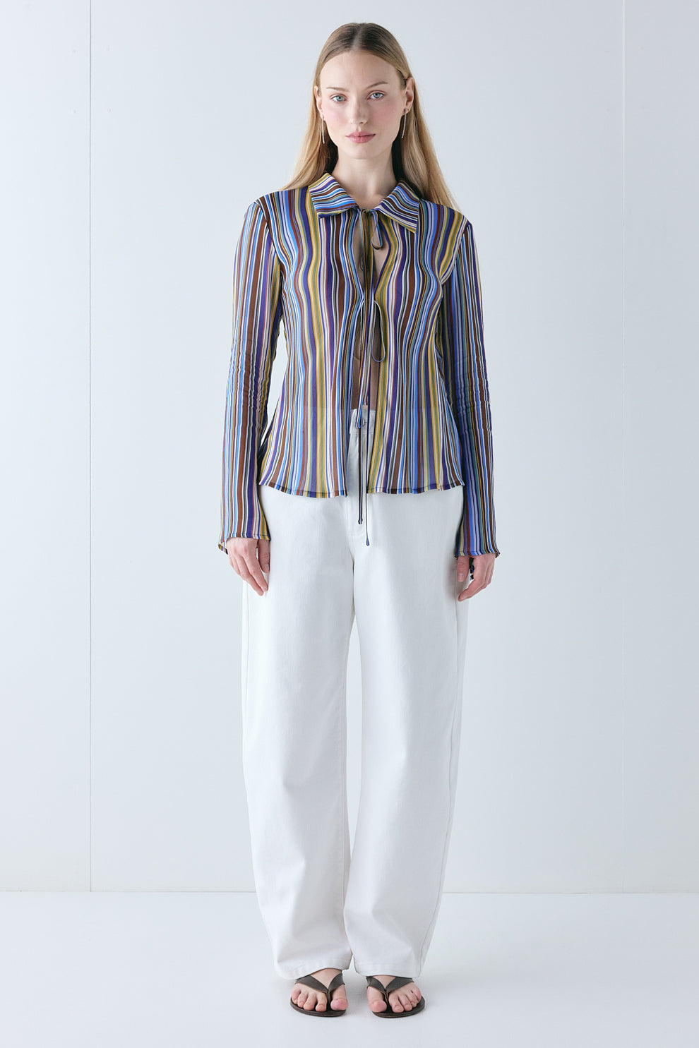 Axel Sheer Top Stripe
