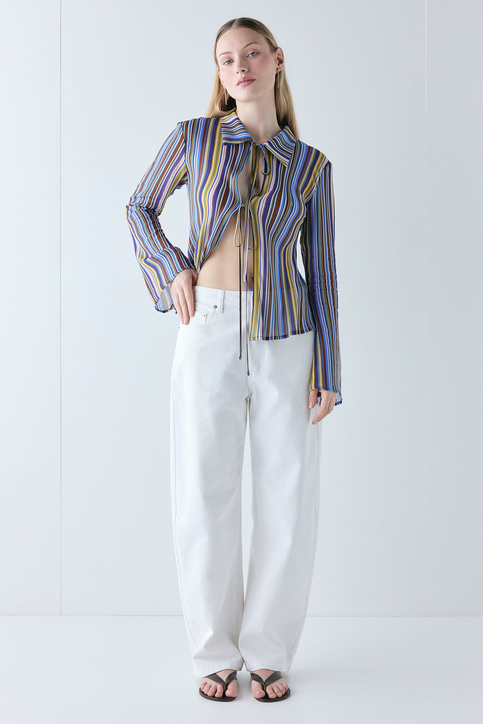 Axel Sheer Top Stripe