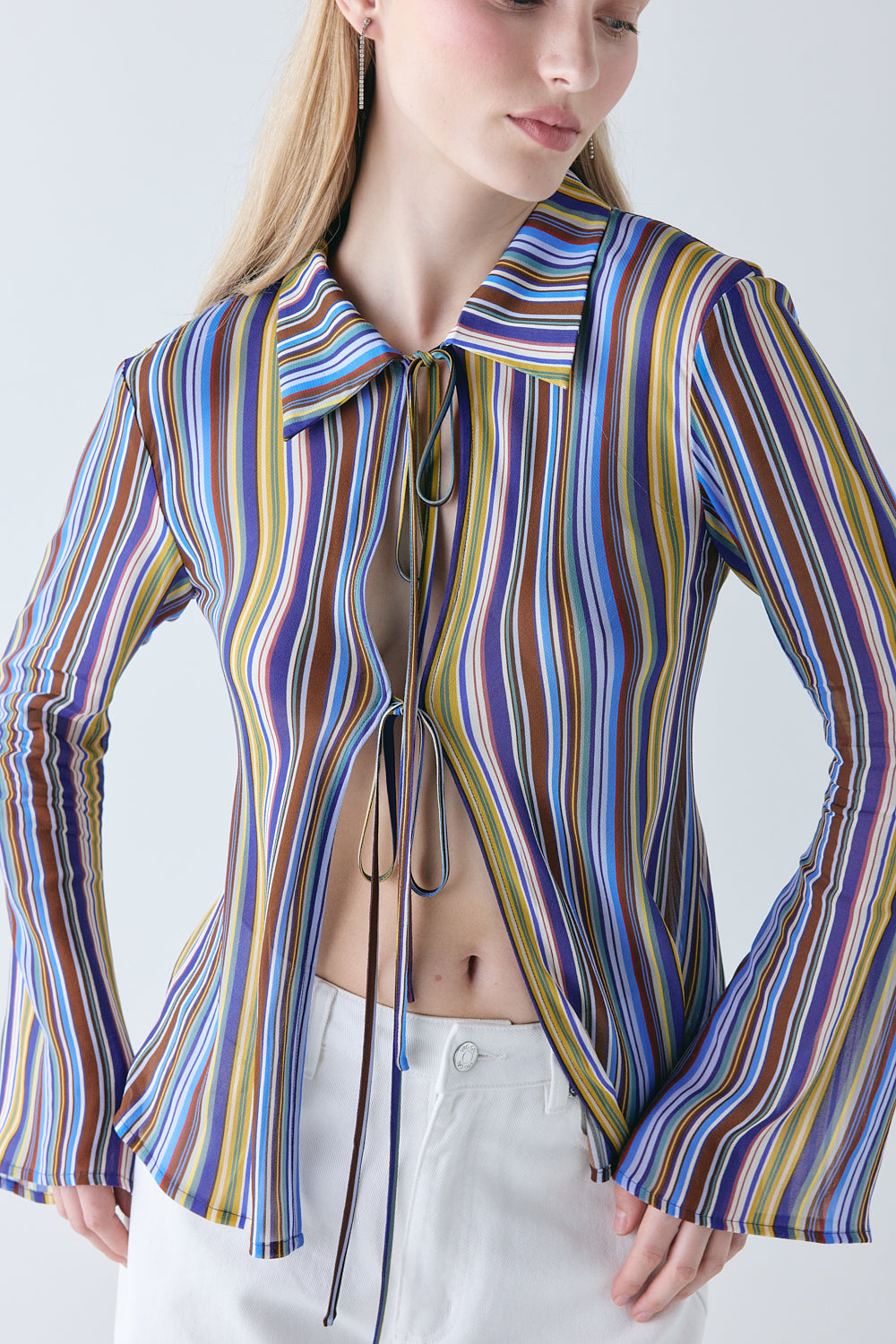 Axel Sheer Top Stripe