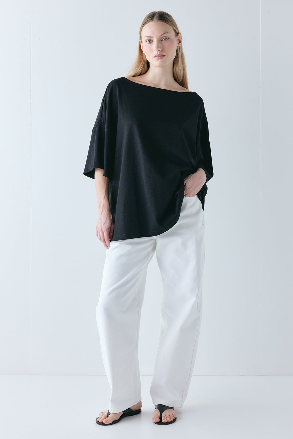 Della Organic Cotton Tee Black 