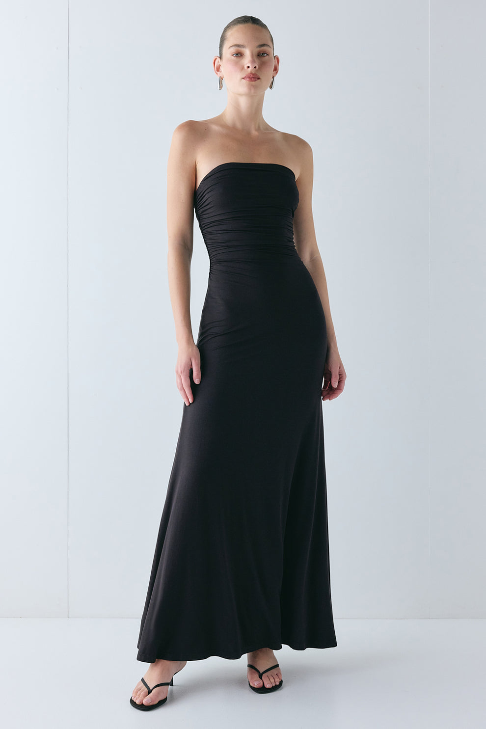 Wren Maxi Dress Black - size:Zhenya:AU 6 / US 2