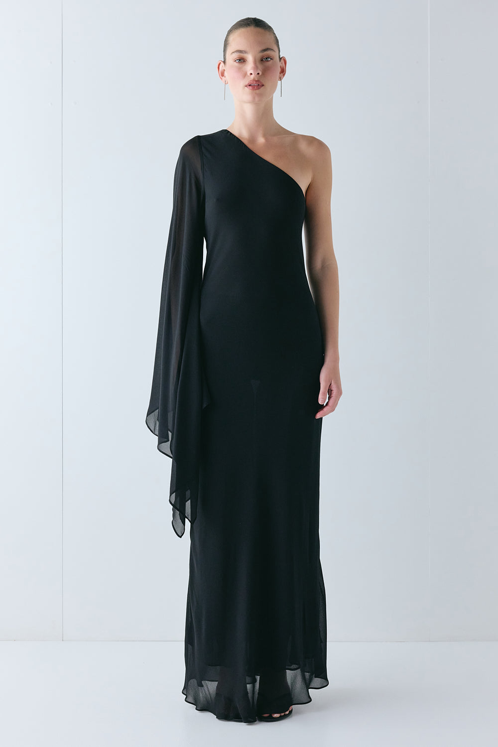 Stevie Maxi Dress Black - size:Zhenya:AU 6 / US 2