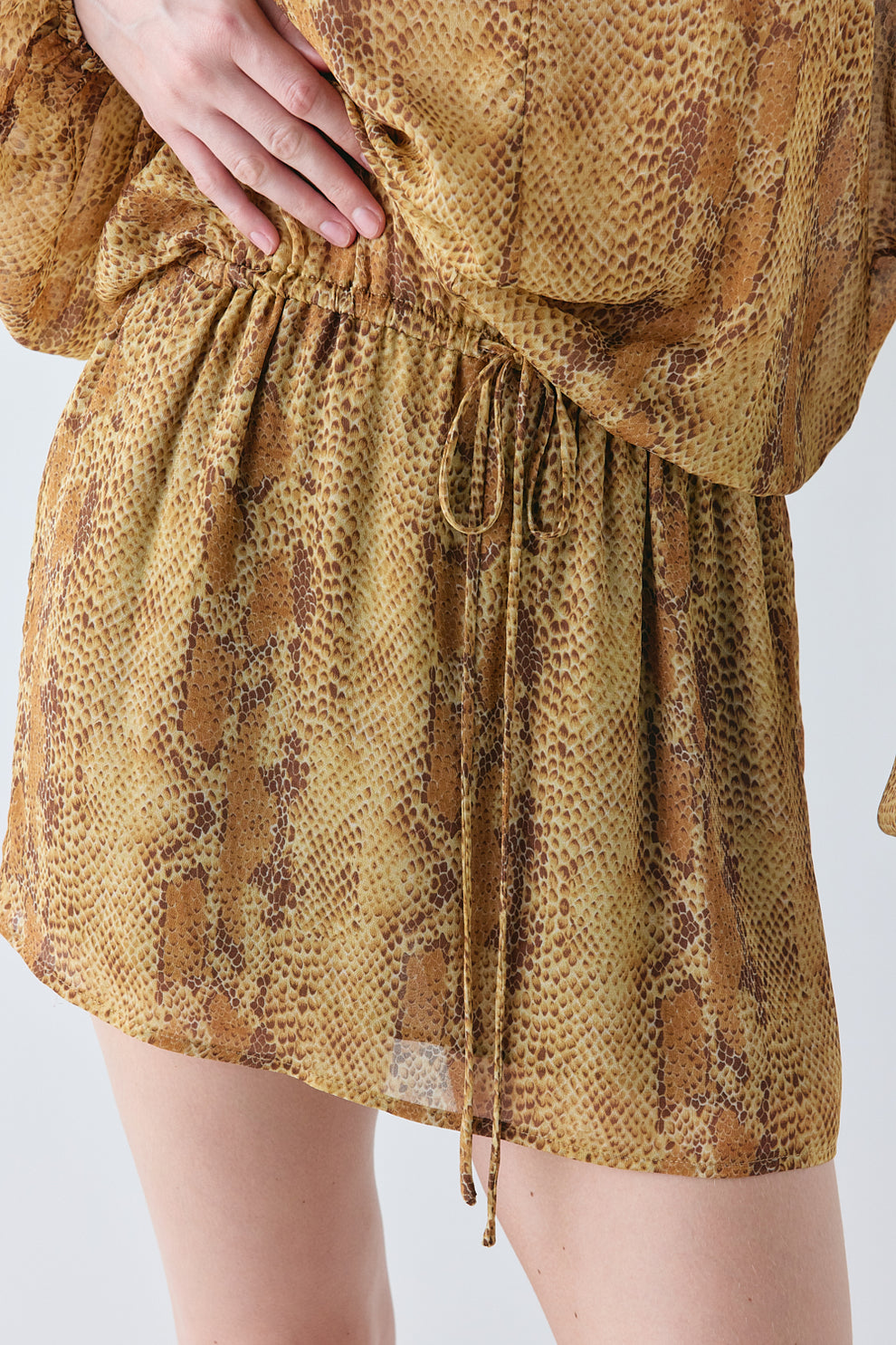 Orla Mini Dress Snake 