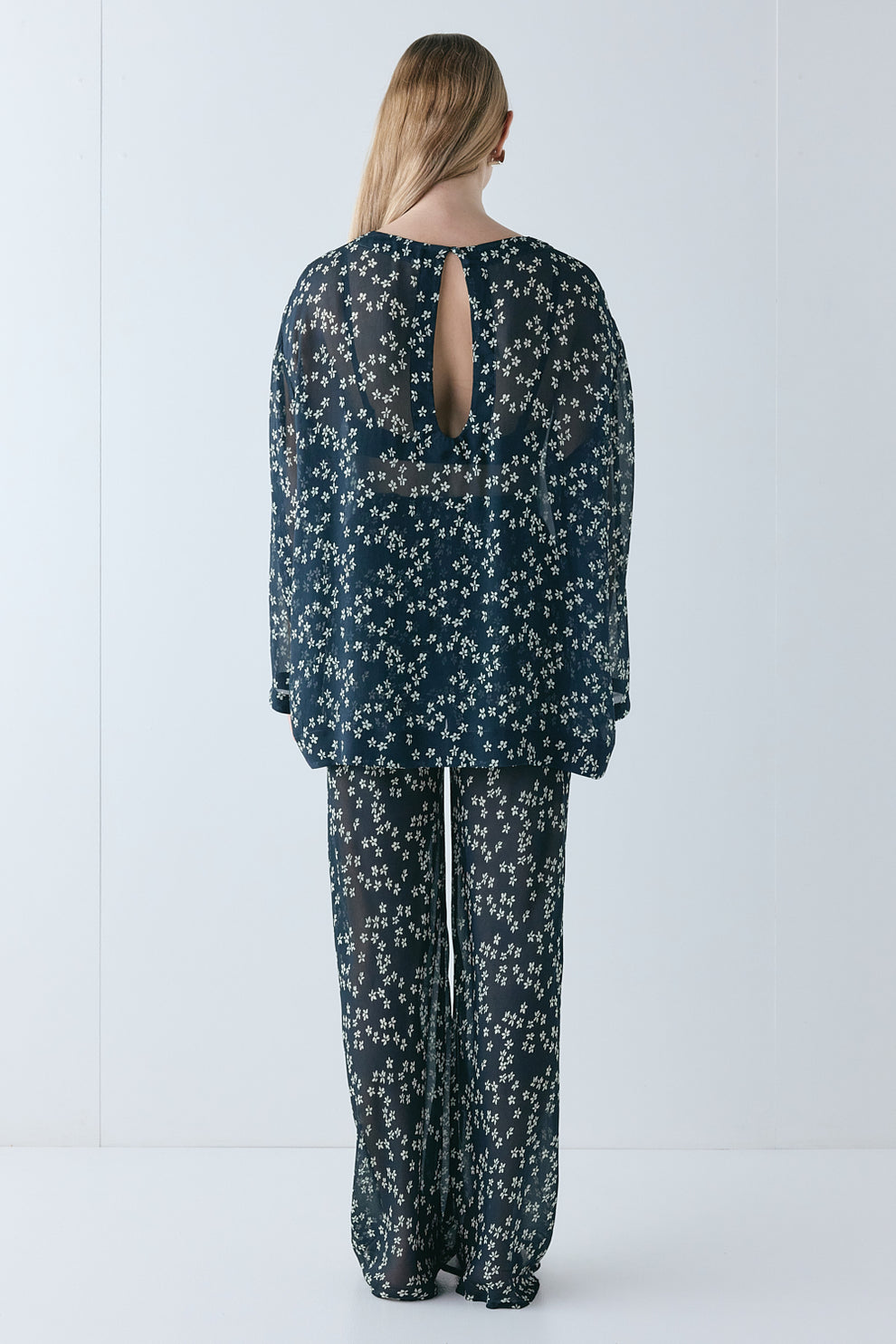 Ava Sheer Top Meadow 