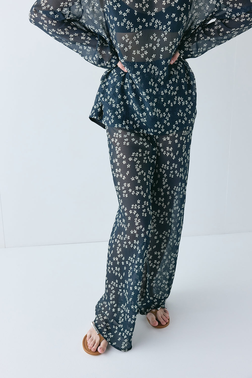 Remi Sheer Pants Meadow 