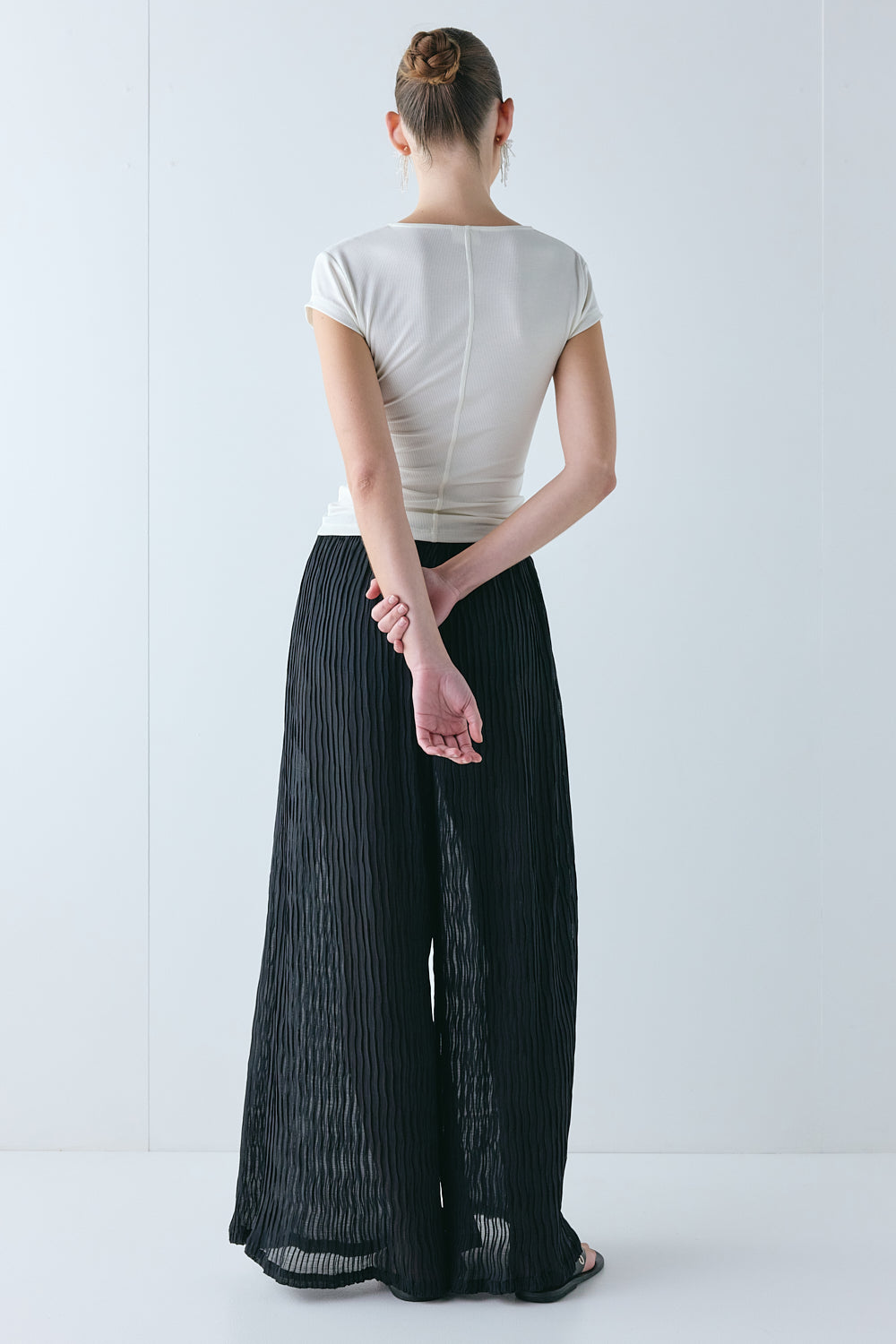 Gia Sheer Pants Black 