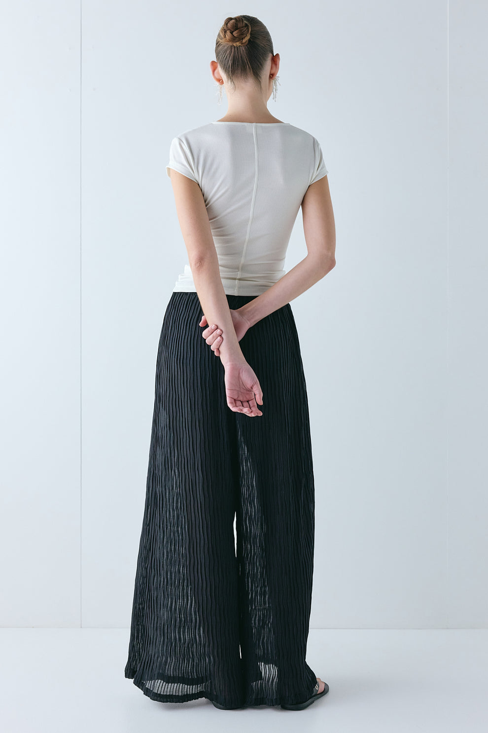 Gia Sheer Pants Black 