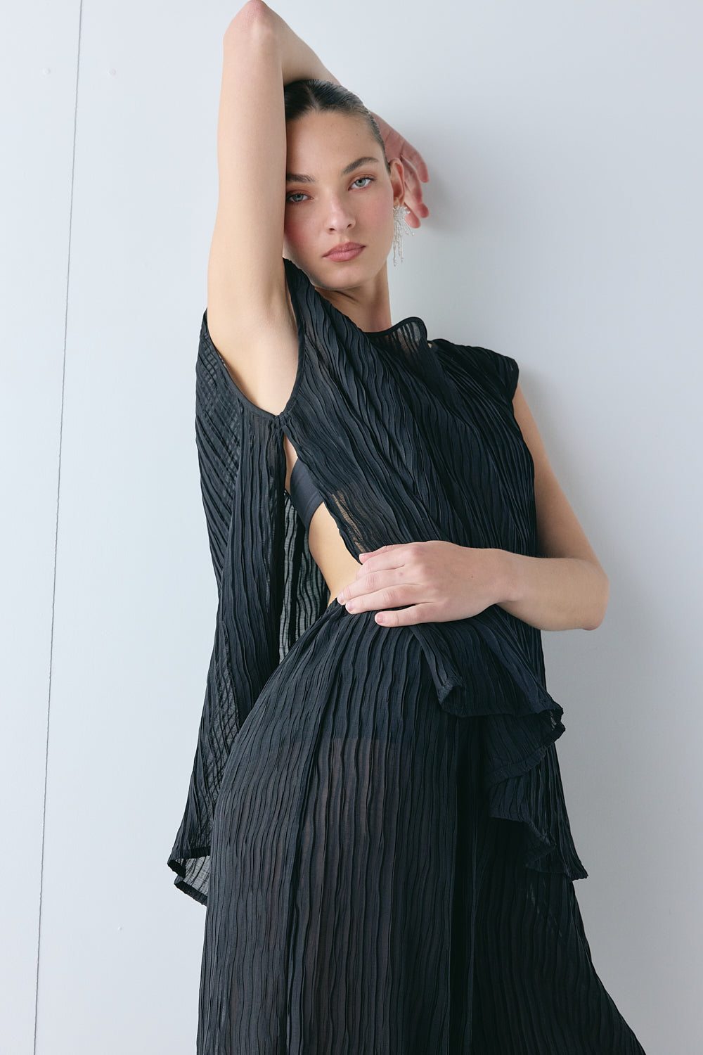 Gia Sheer Pants Black 