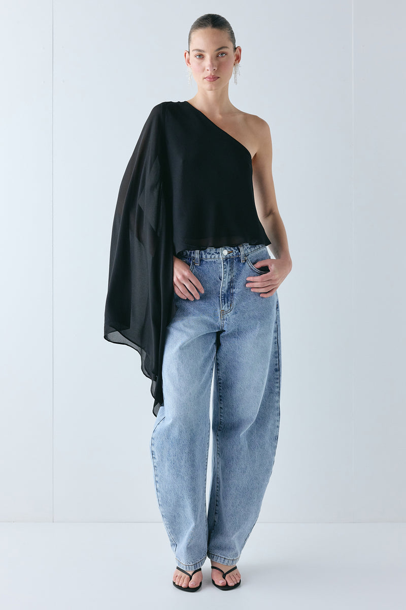 Stevie Top Black - size:Zhenya:AU 6 / US 2