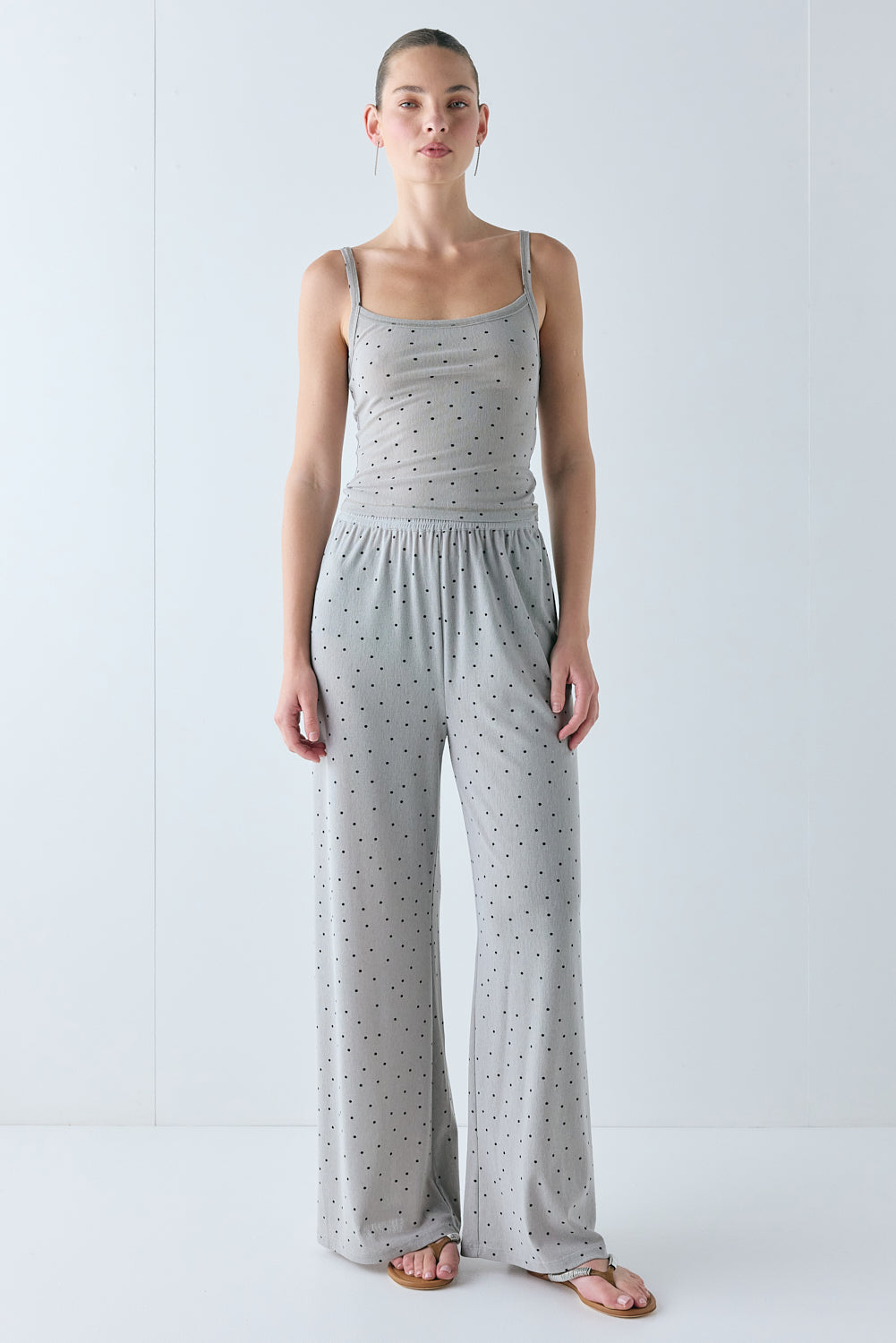 Suki Mesh Pants Grey Polka Dot - size:Zhenya:AU 6 / US 2