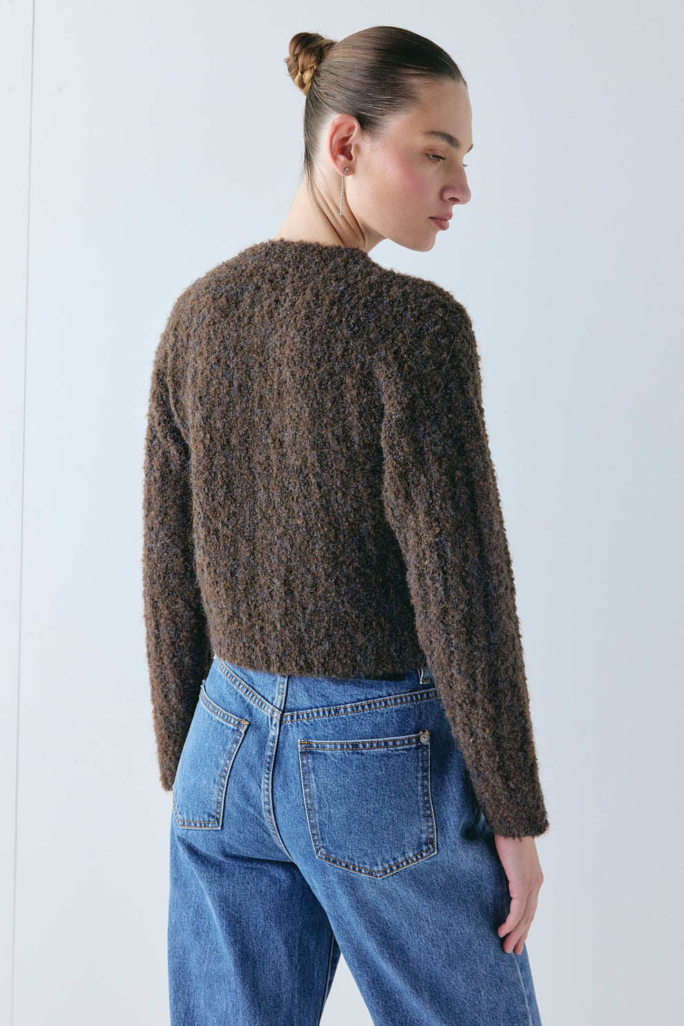 Louis Knit Cardigan Chocolate