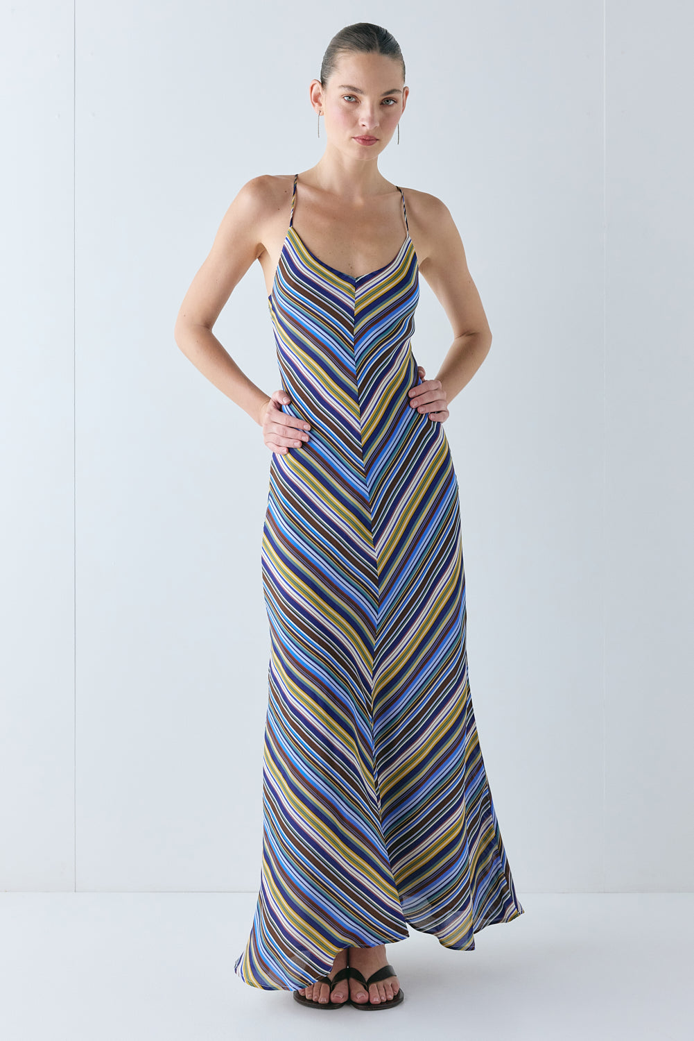 Jasmin Maxi Dress Stripe 