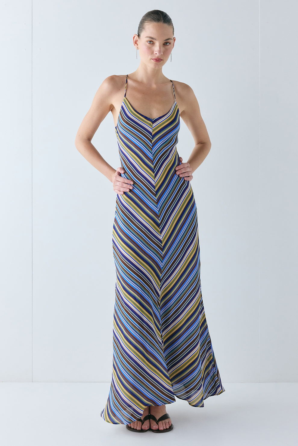 Jasmin Maxi Dress Stripe 