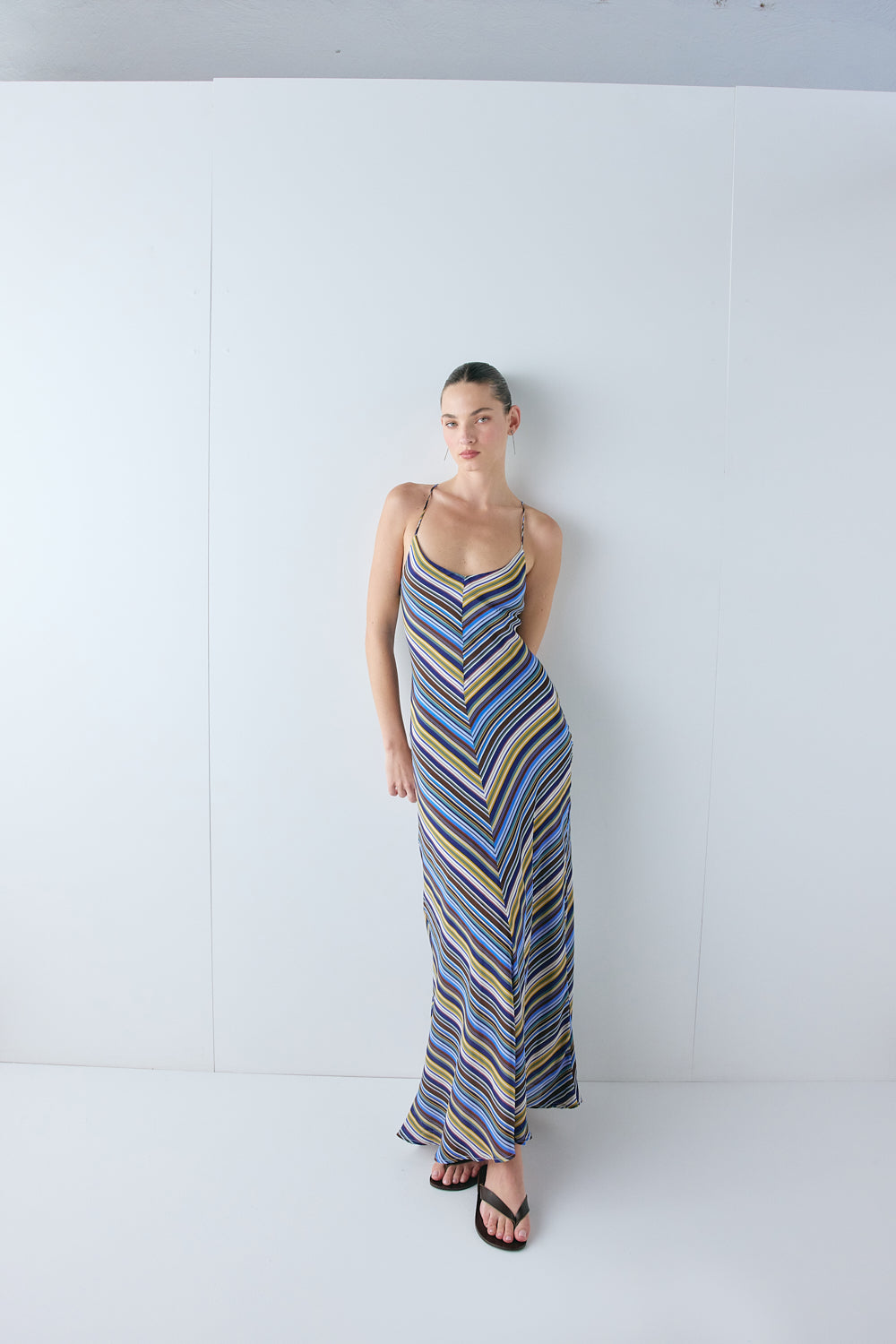 Jasmin Maxi Dress Stripe 