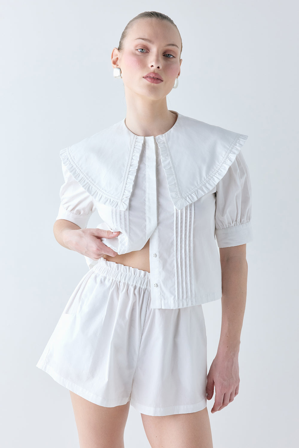 Ainsley Shorts White - size:Mira:AU 8 / US 4