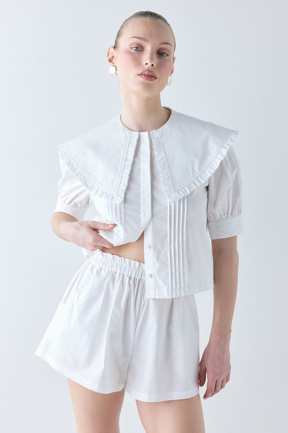 Ainsley Shorts White - size:Mira:AU 8 / US 4