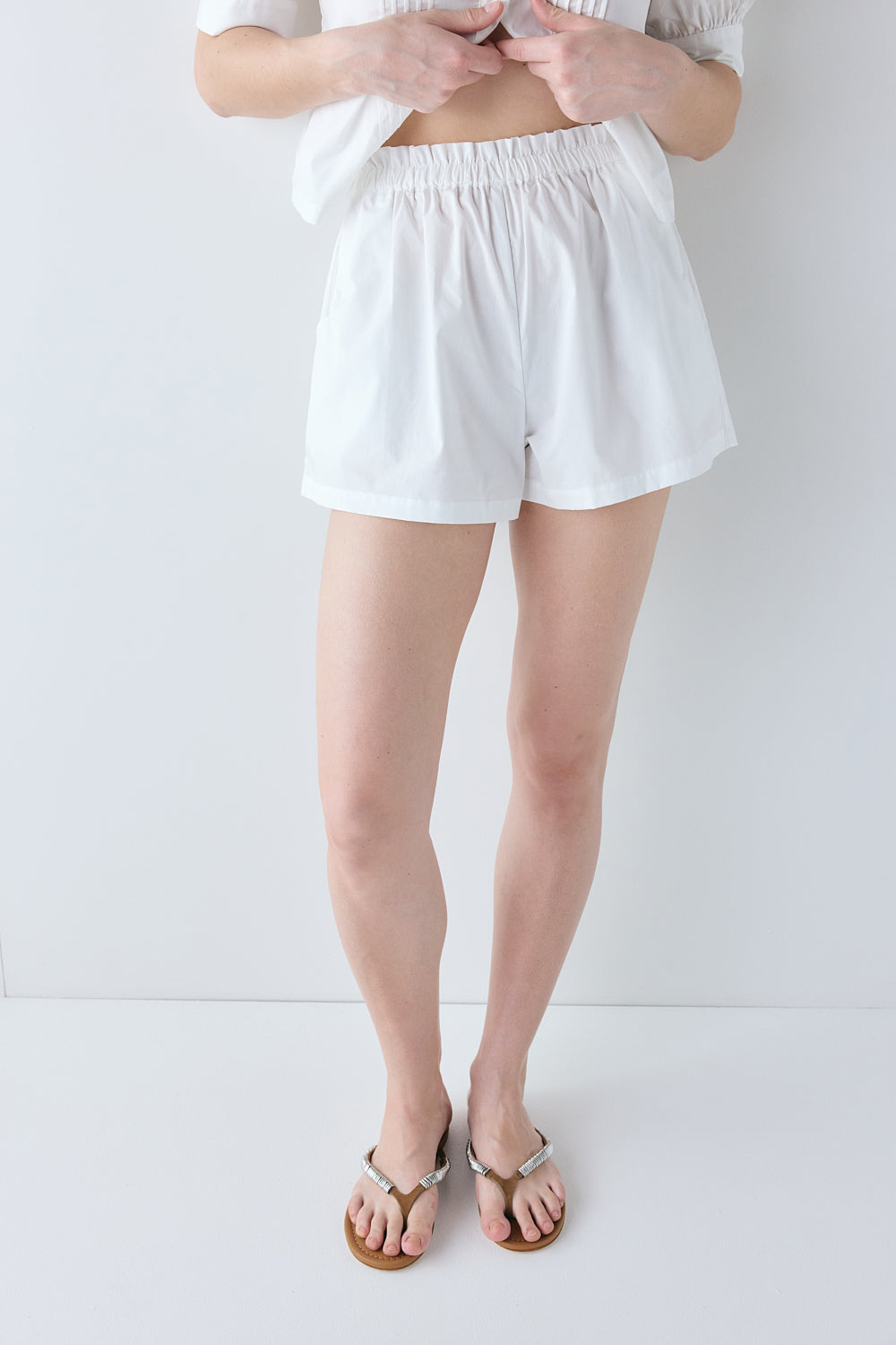 Ainsley Shorts White