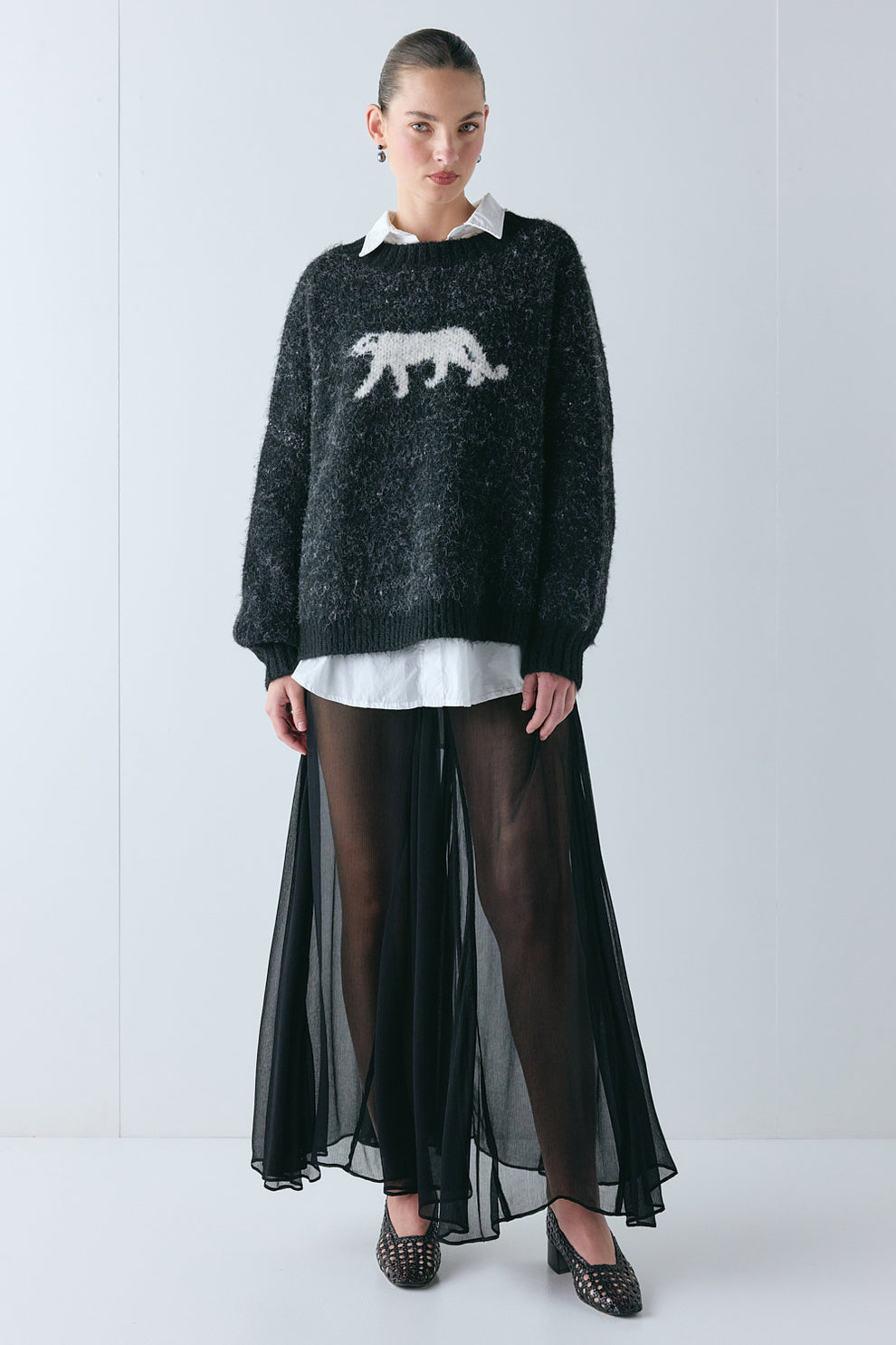 Benny Knit Jumper Cheetah