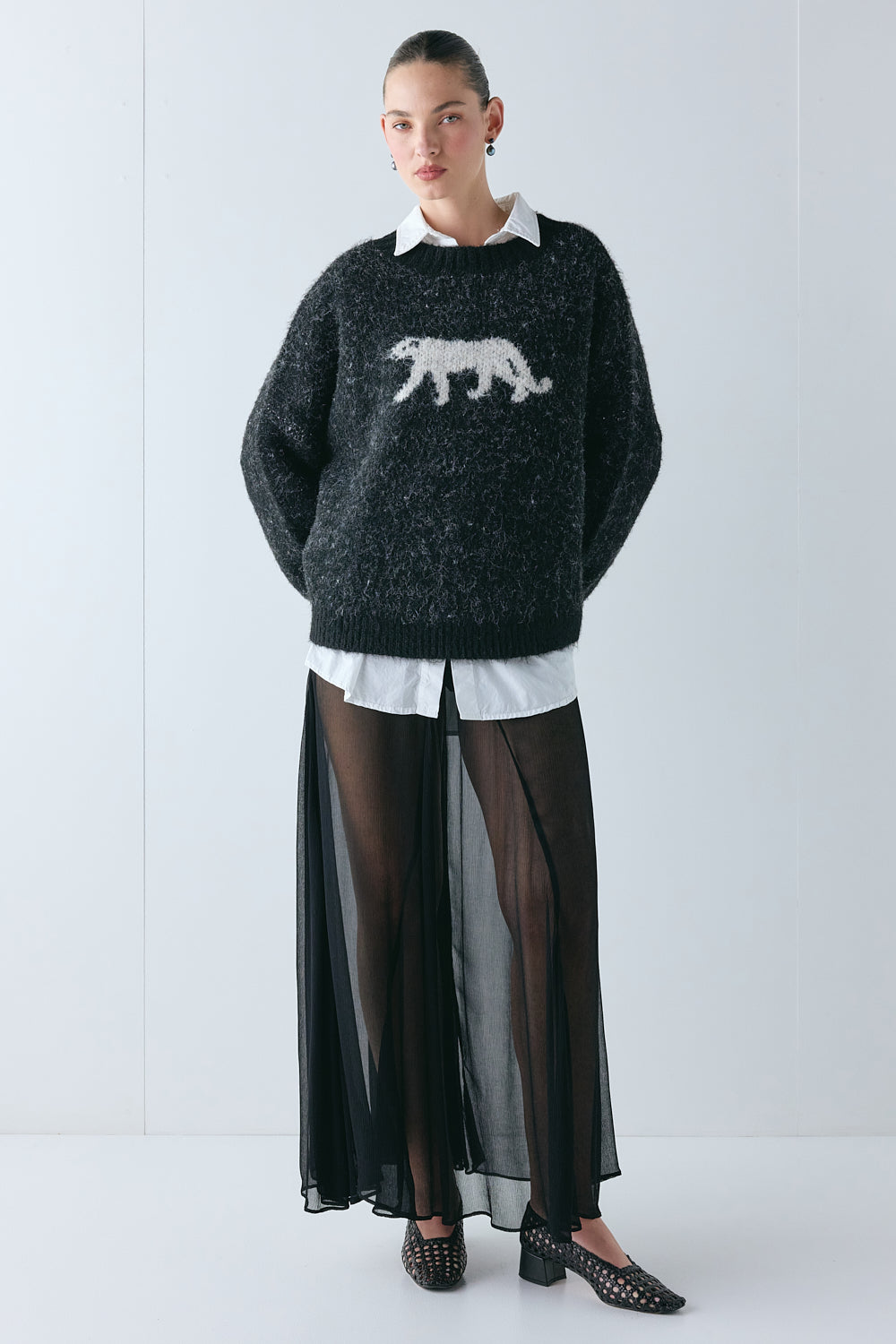 Benny Knit Jumper Cheetah - size:Zhenya:AU 6 / US 2