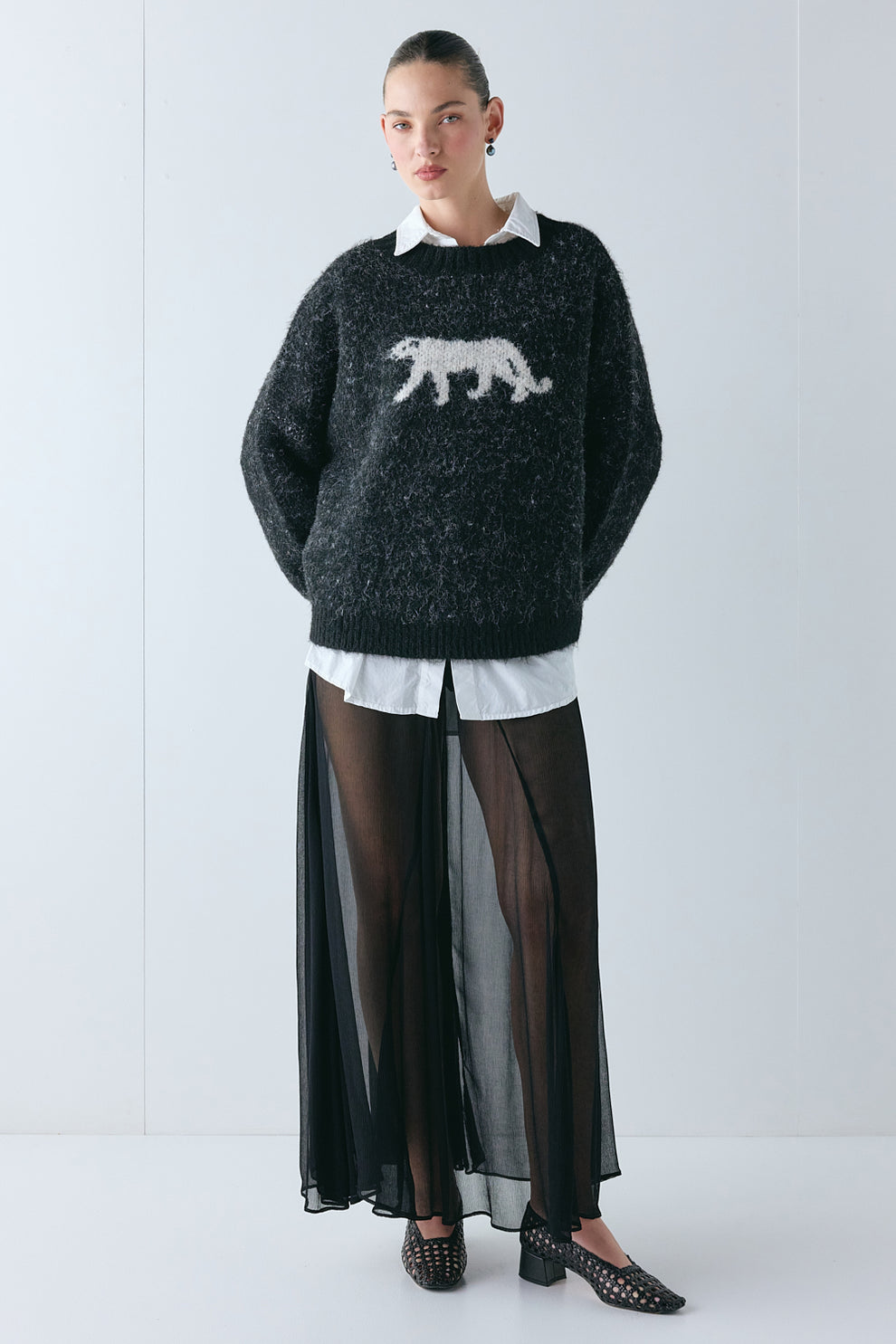 Benny Knit Jumper Cheetah - size:Zhenya:AU 6 / US 2