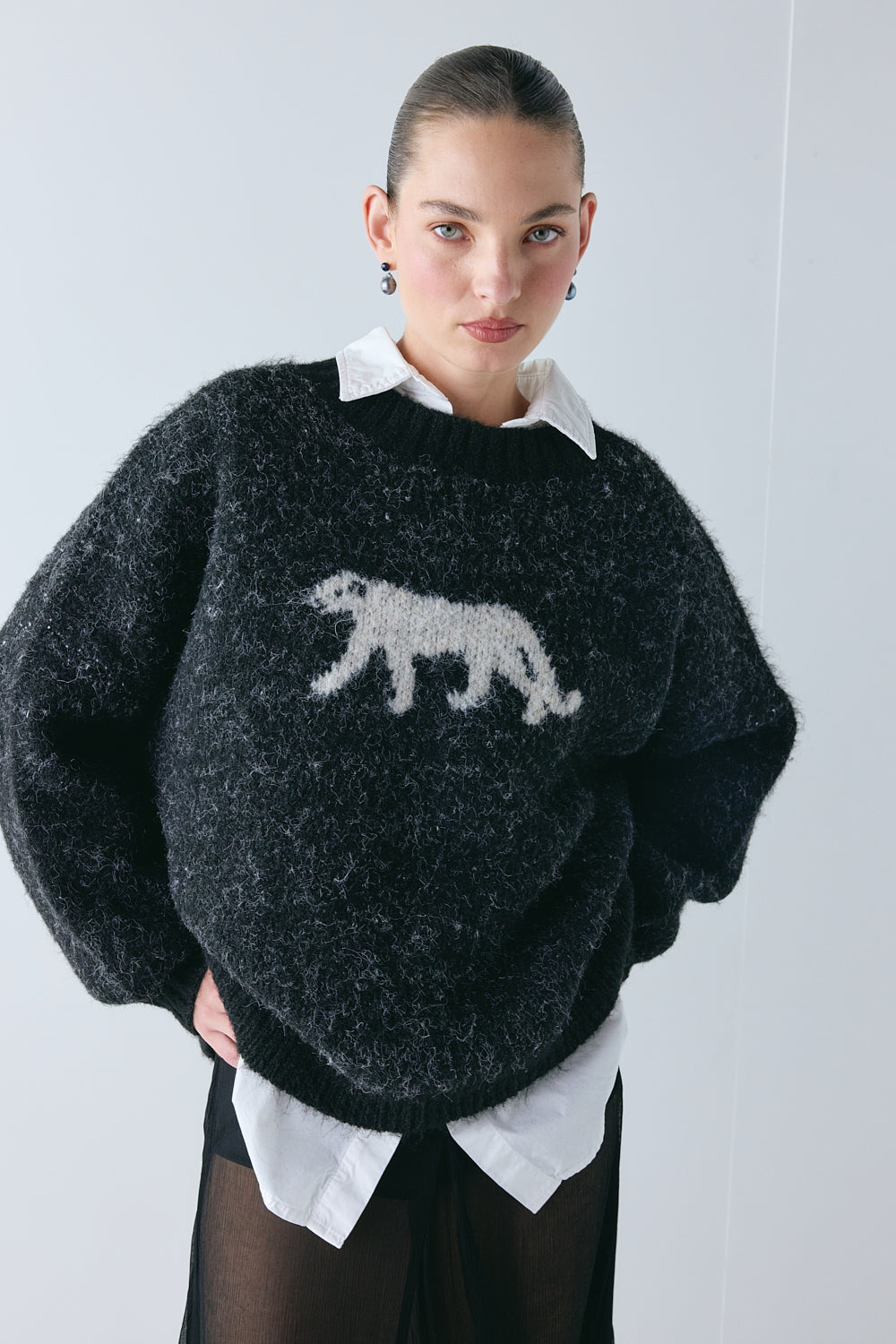 Benny Knit Jumper Cheetah