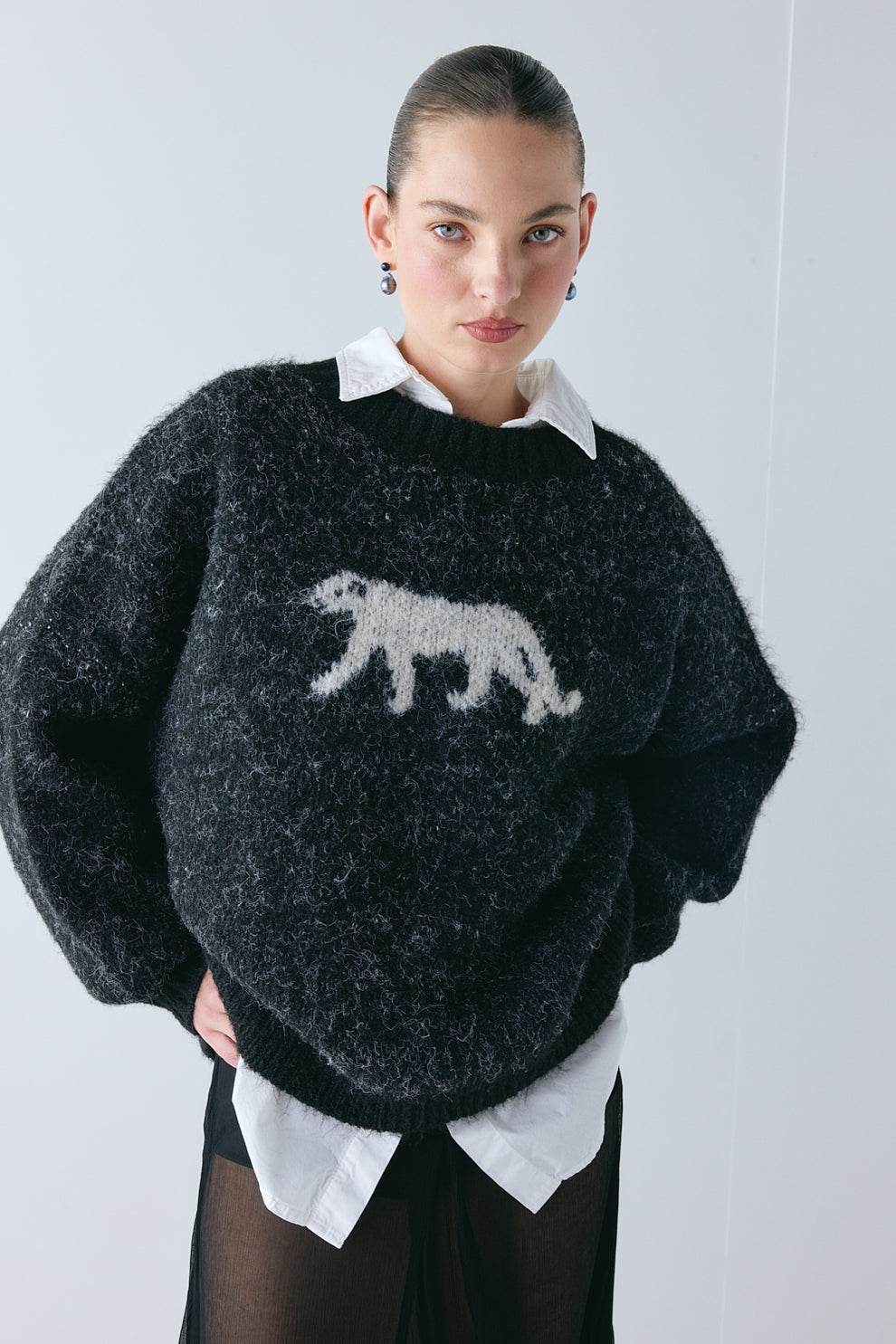 Benny Knit Jumper Cheetah