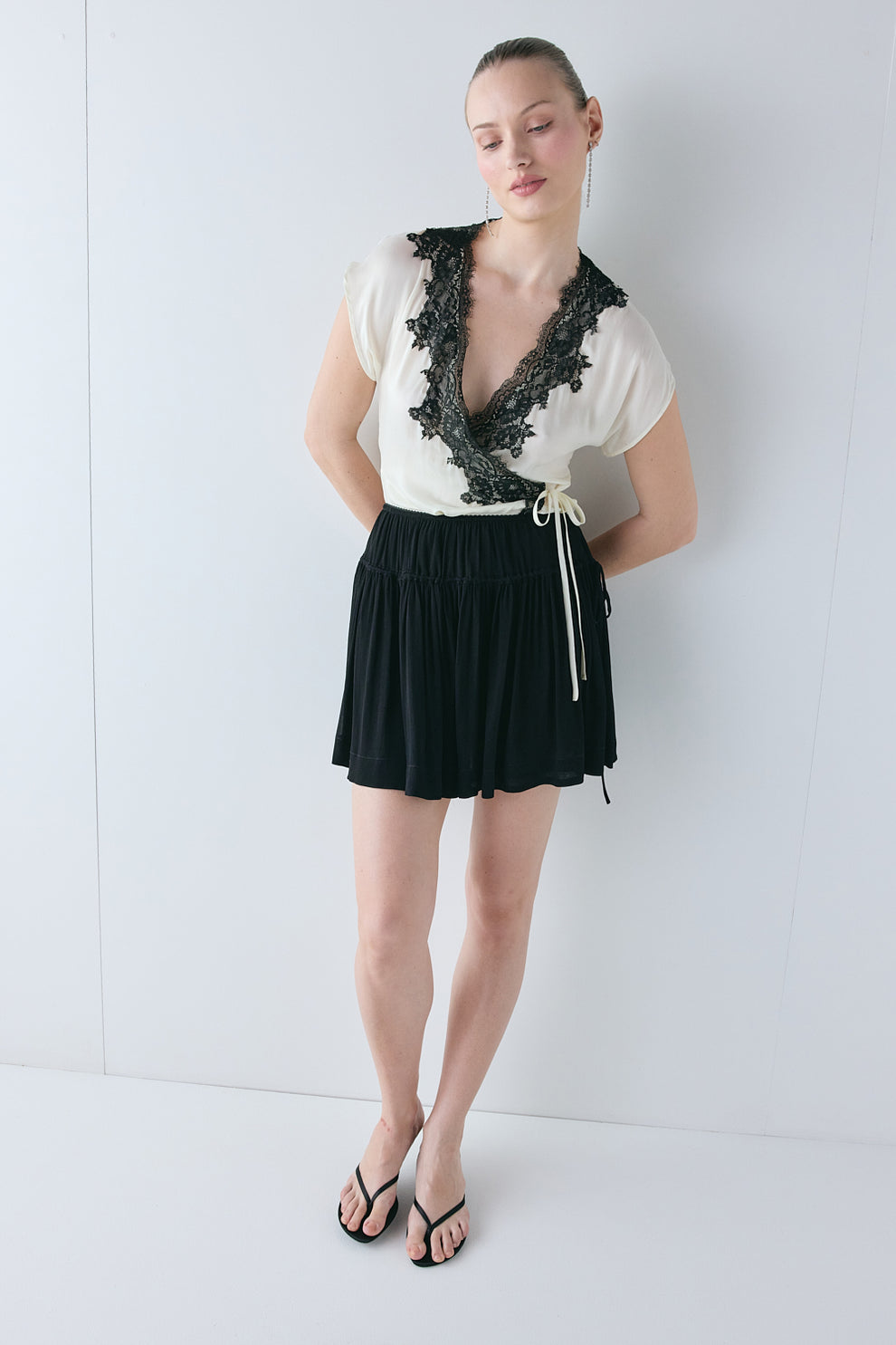 Nellie Mini Skirt Black