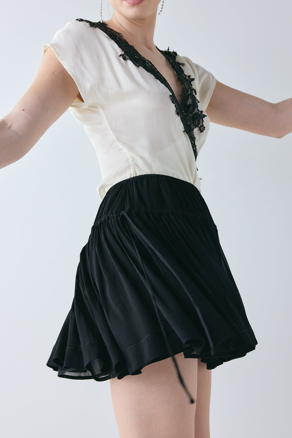 Nellie Mini Skirt Black