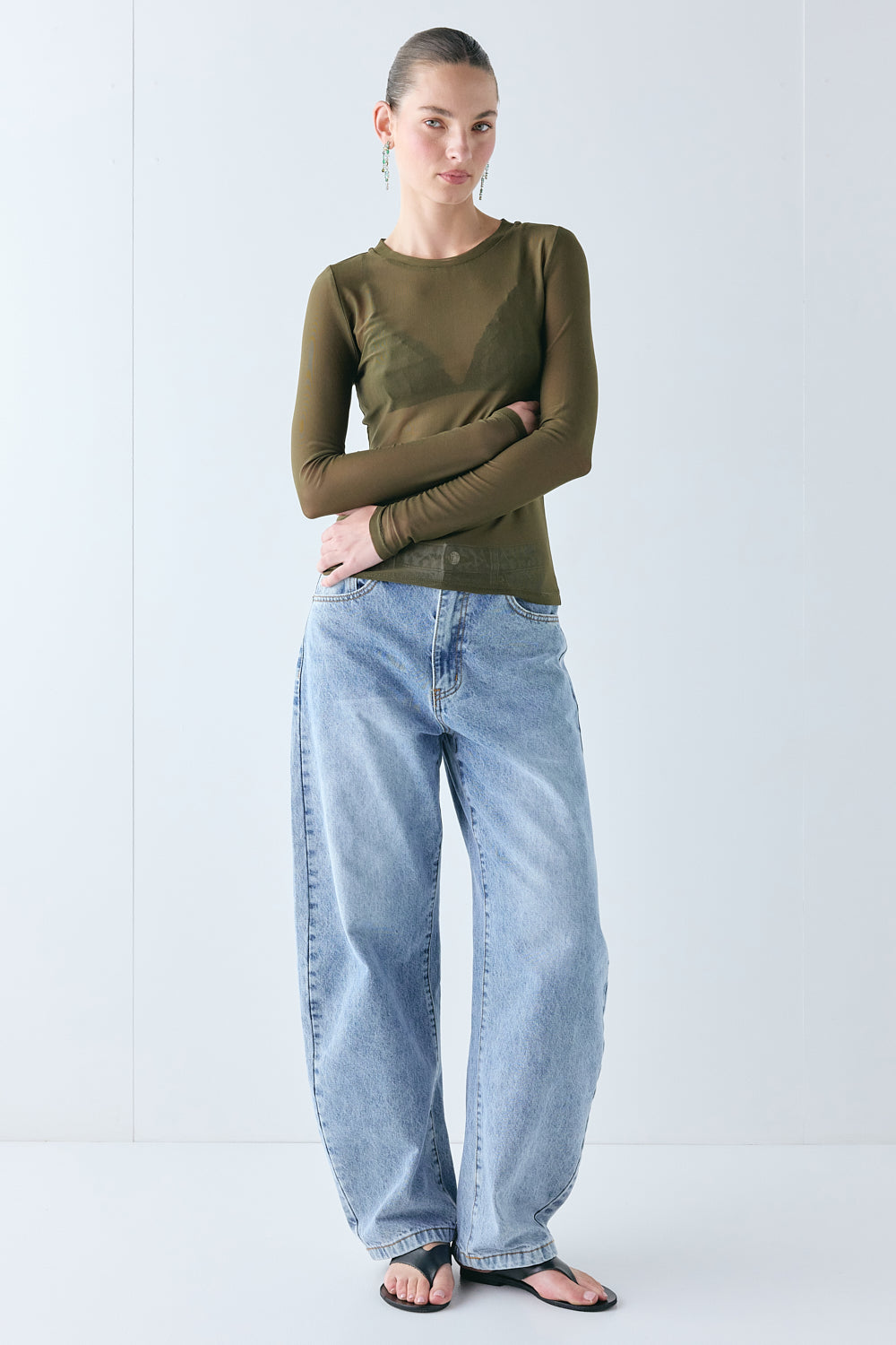 Shiloh Mesh Top Olive