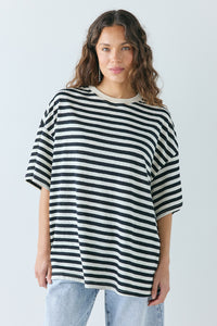 Willow Tee Black Stripe