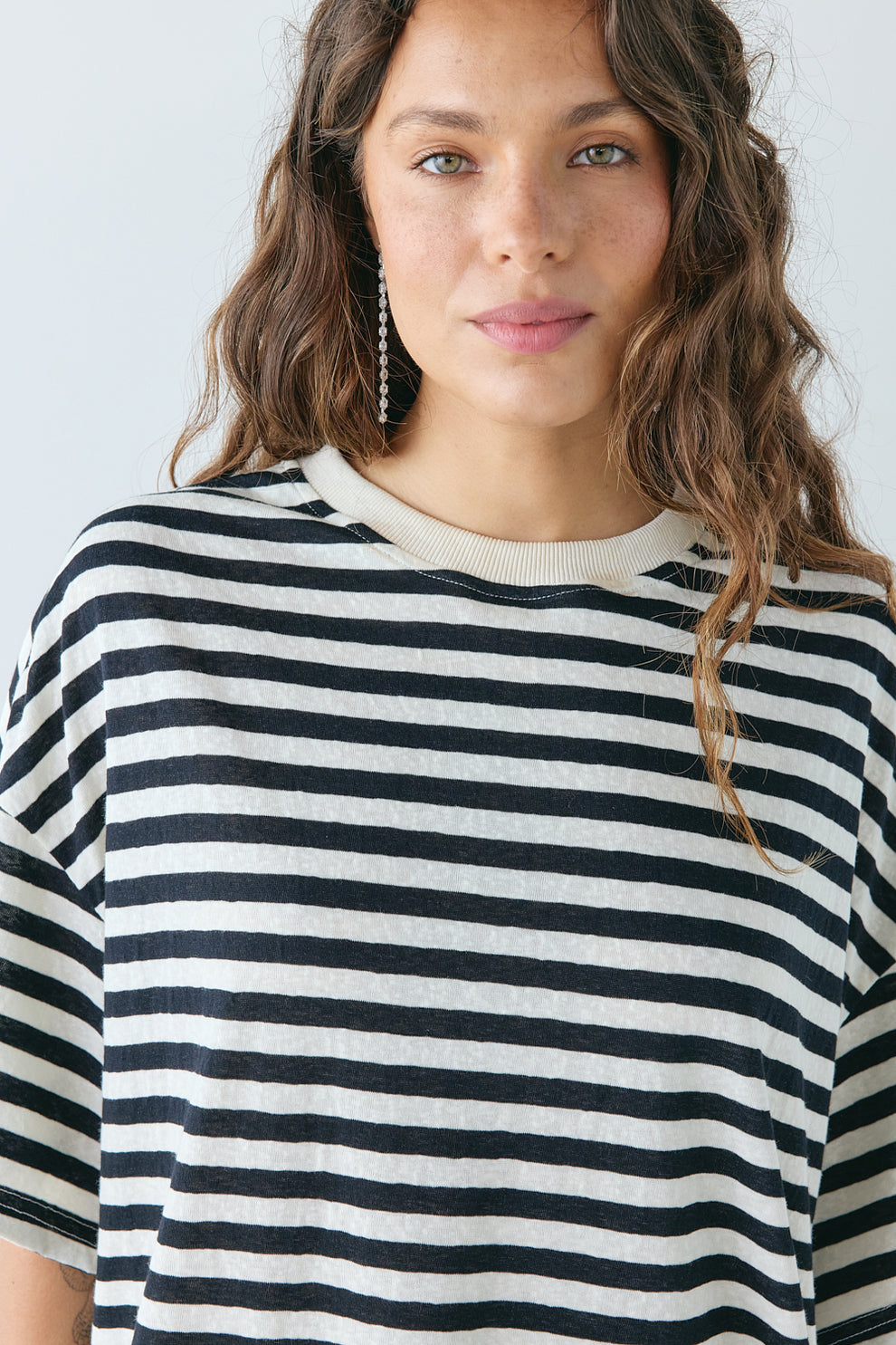 Willow Tee Black Stripe