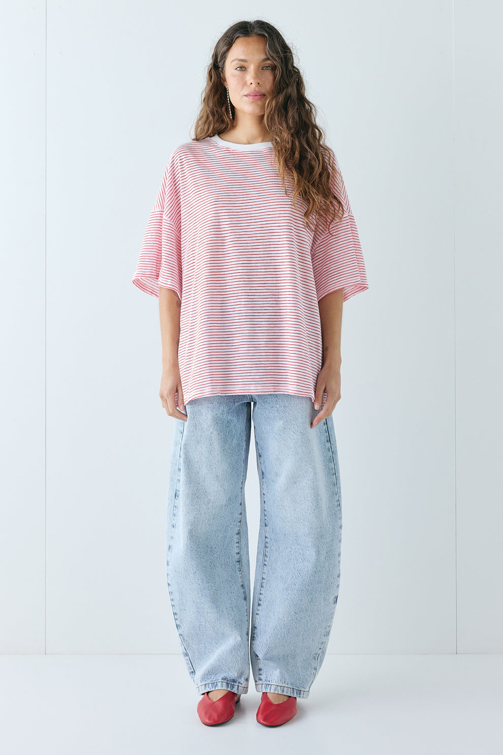 Willow Tee Red Stripe