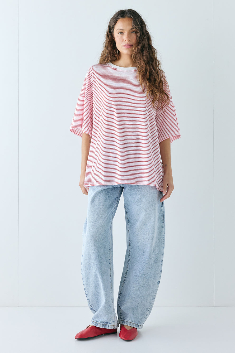 Willow Tee Red Stripe