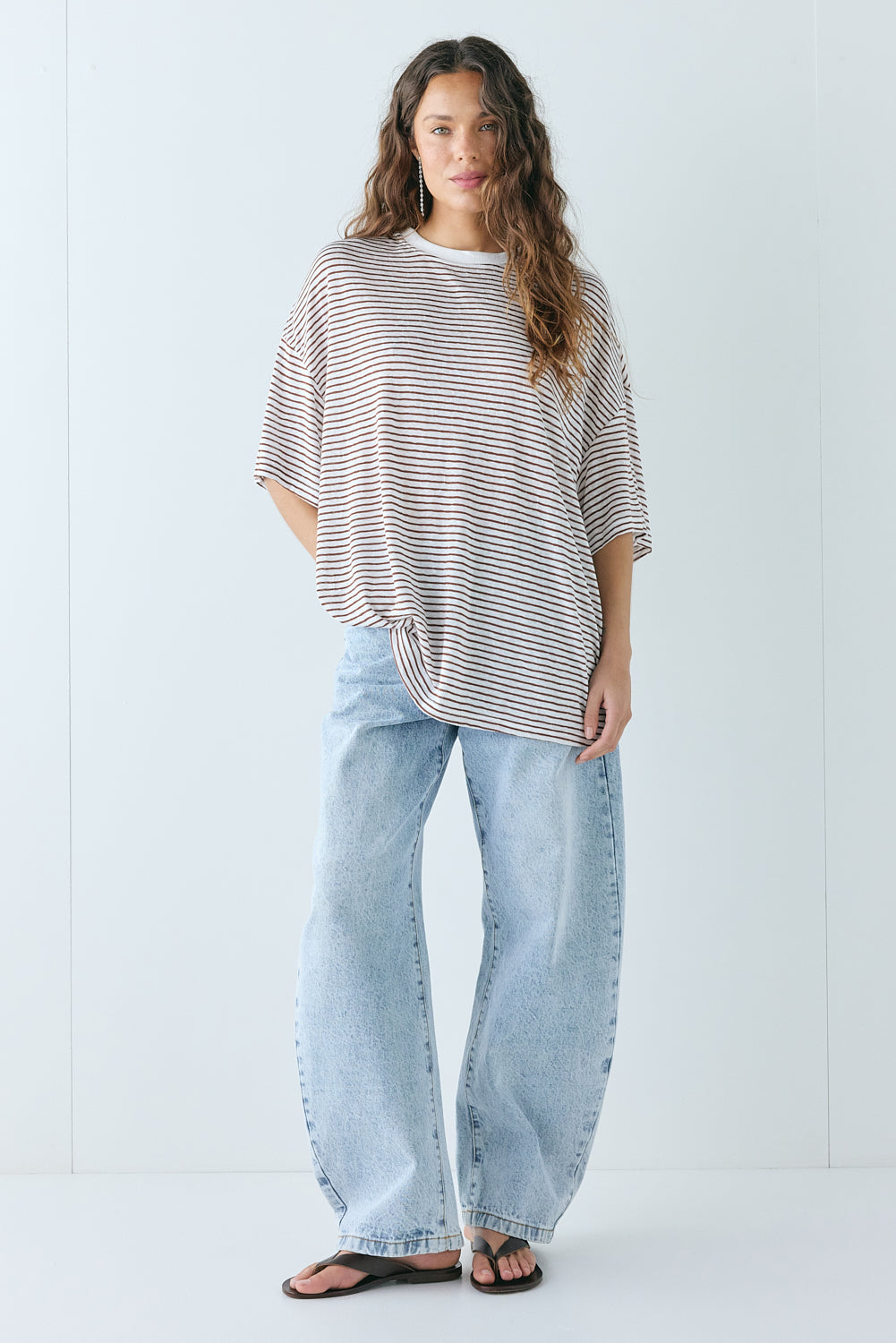 Willow Tee Brown Stripe 