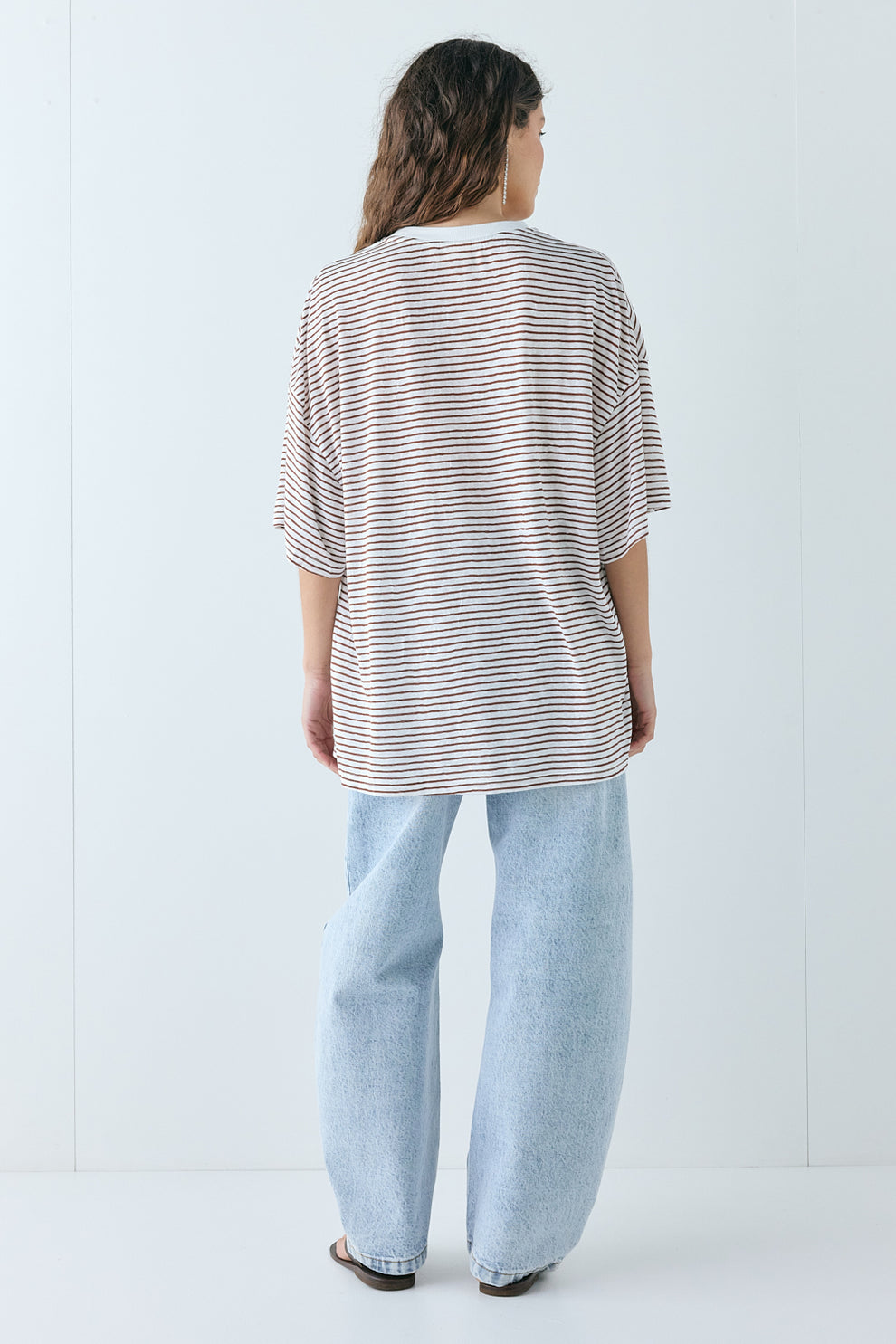 Willow Tee Brown Stripe 
