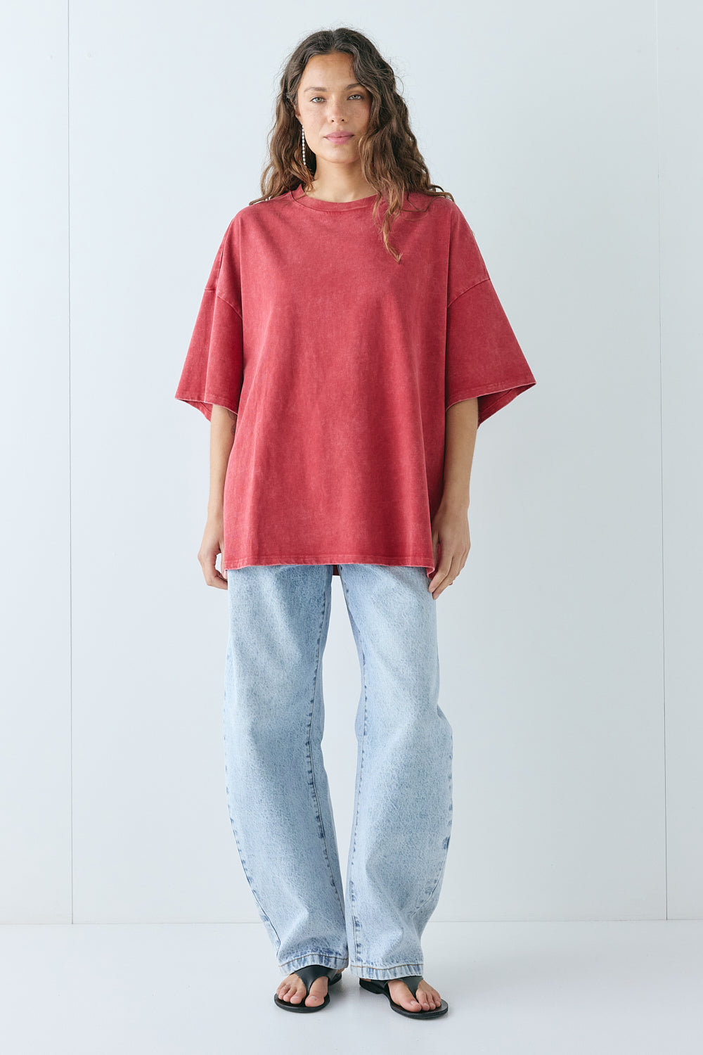 Willow Tee Chalk Red