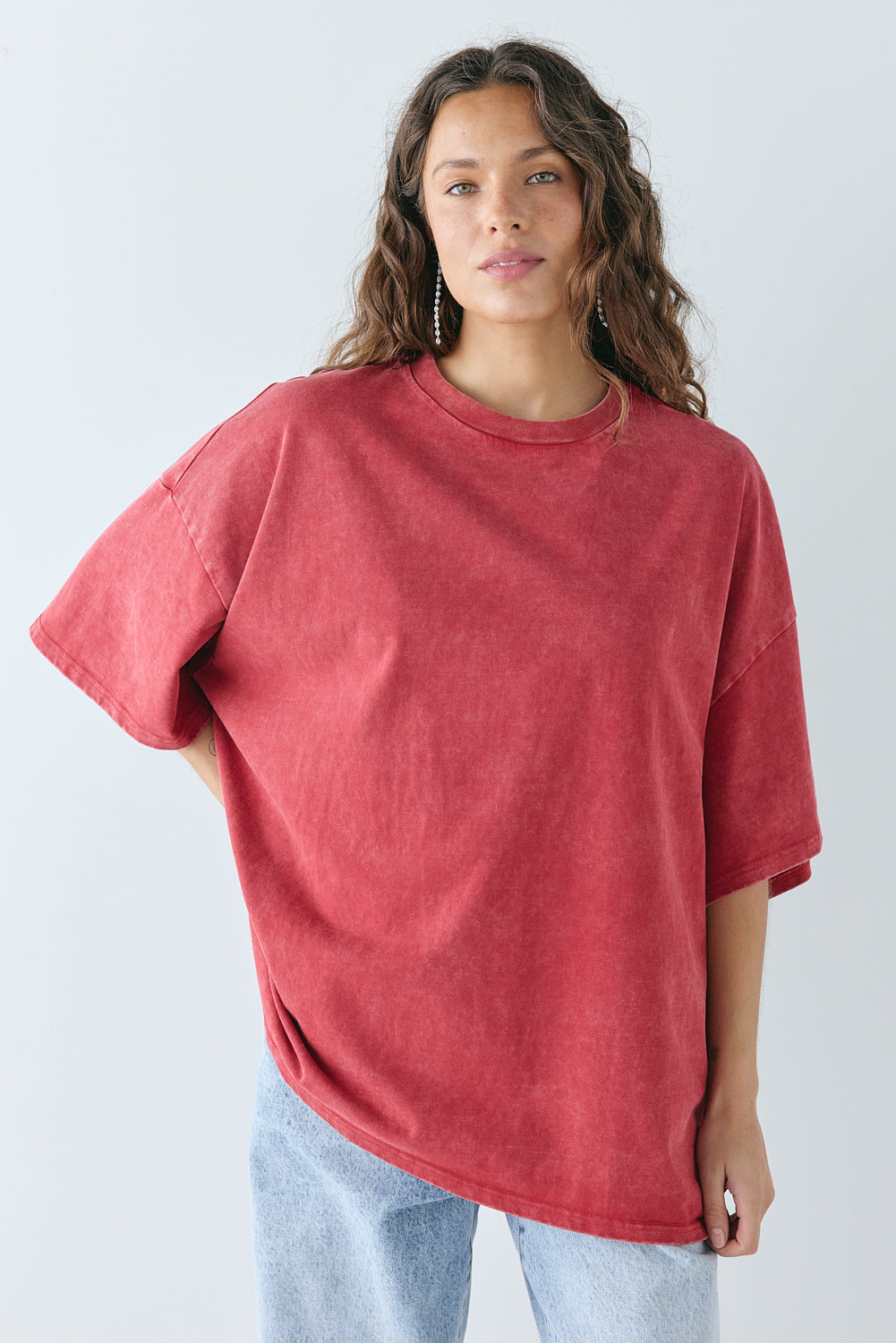 Willow Tee Chalk Red