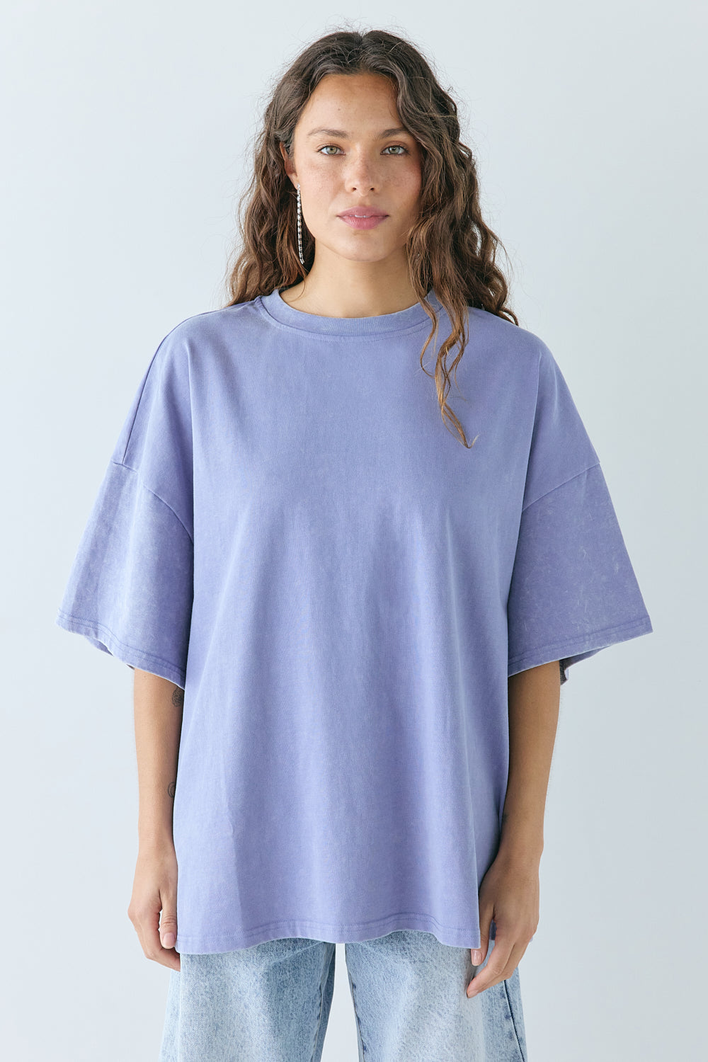 Willow Tee Chalk Blue - size:Stephanie:AU 6 / US 2