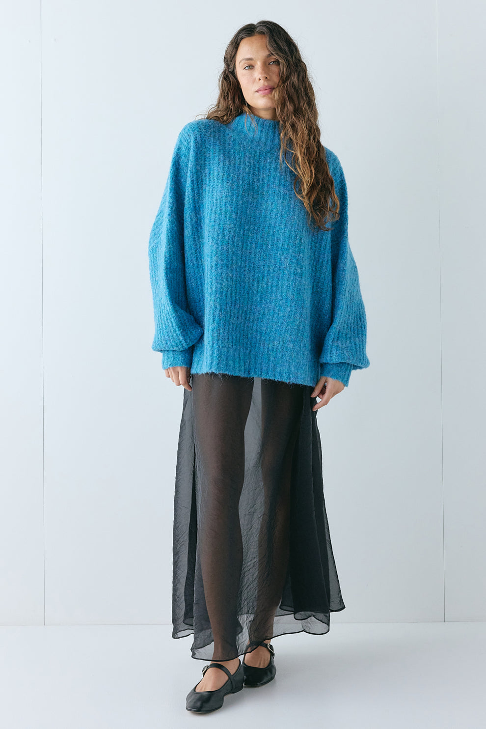 Yumi Knit Jumper Sea