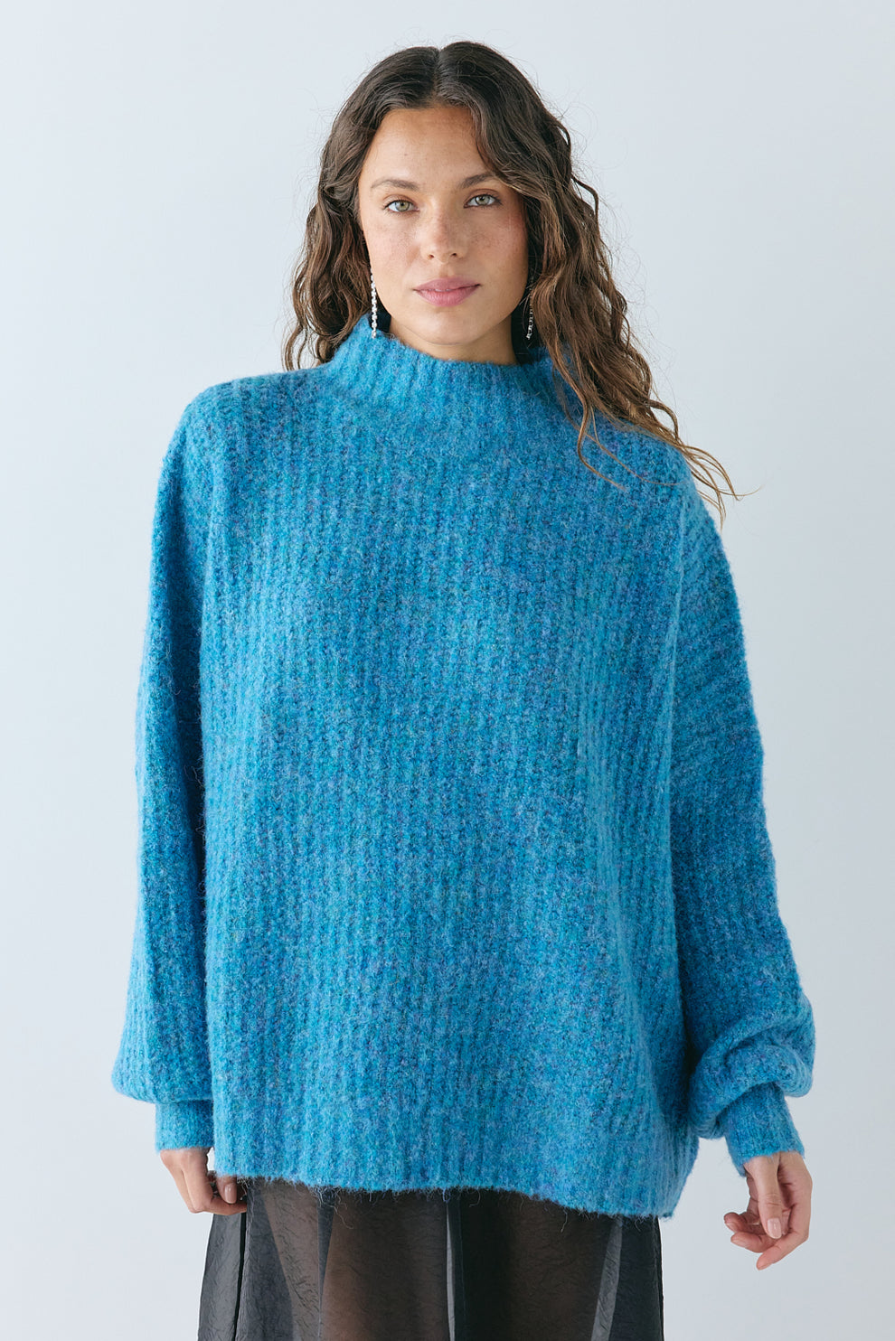 Yumi Knit Jumper Sea