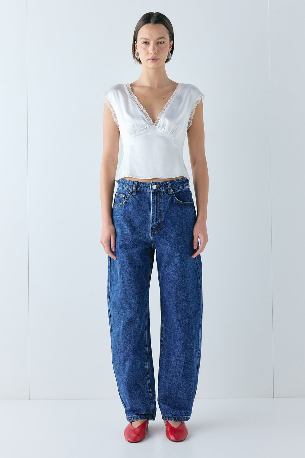 Vintage Lover Tie Back Top White
