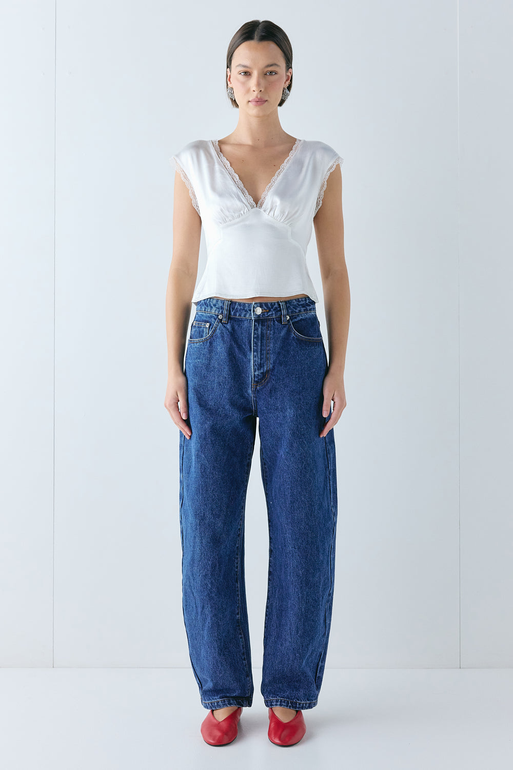 Vintage Lover Tie Back Top White