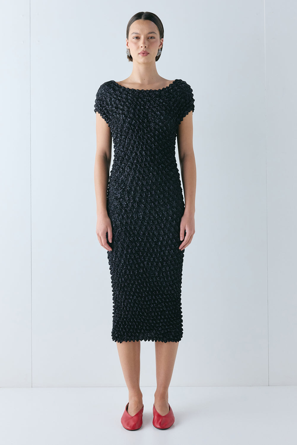 Erica Midi Dress Black - size:Alida:AU 6 / US 2