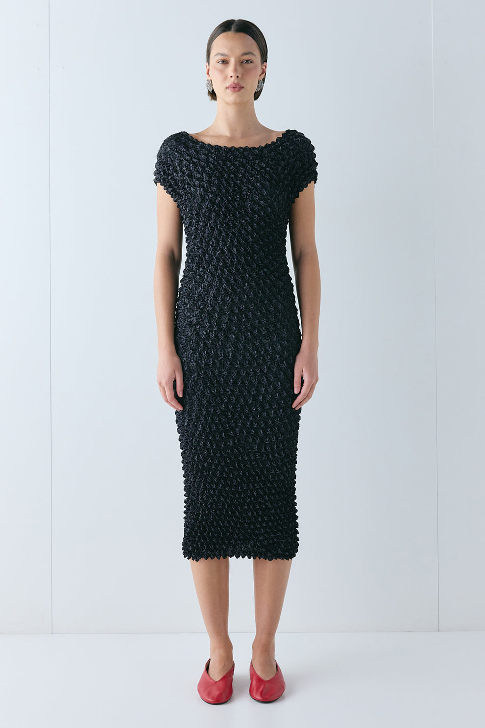 Erica Midi Dress Black - size:Alida:AU 6 / US 2