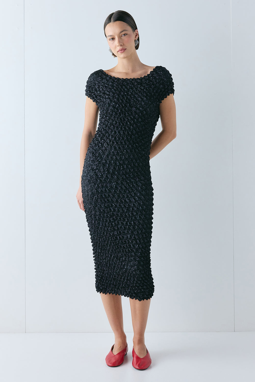 Erica Midi Dress Black