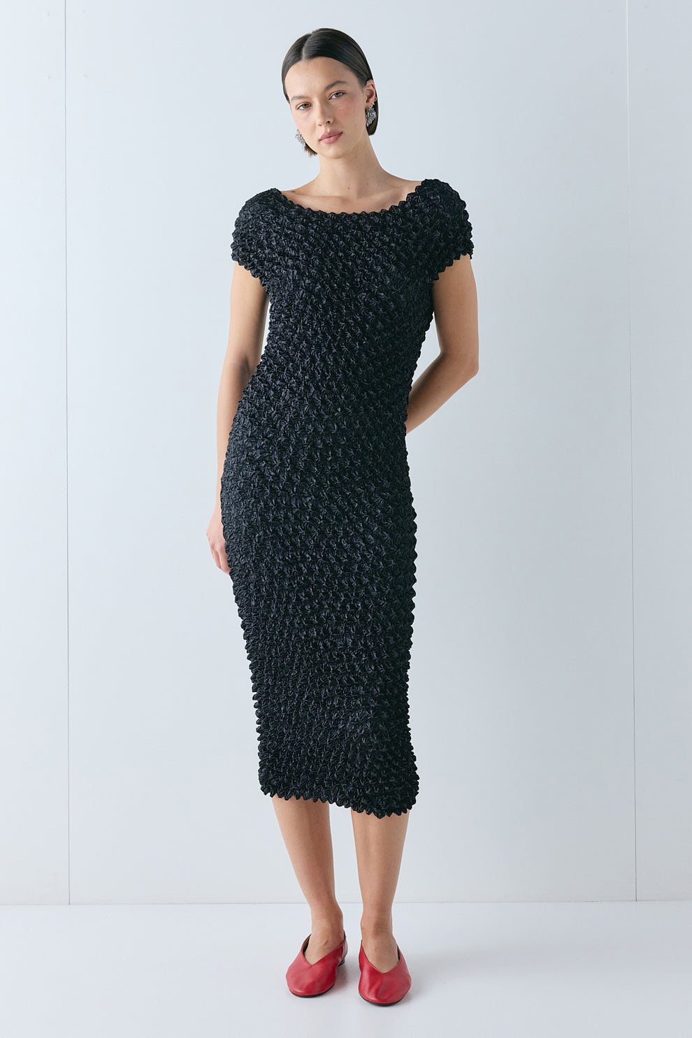 Erica Midi Dress Black