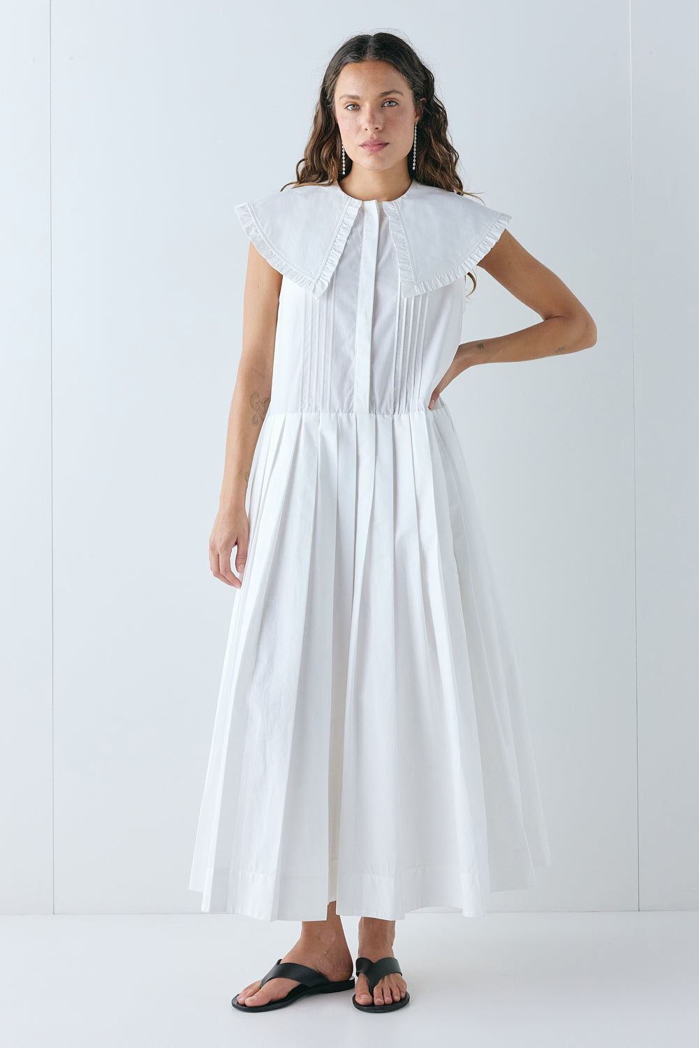 Tallulah Midi Dress White