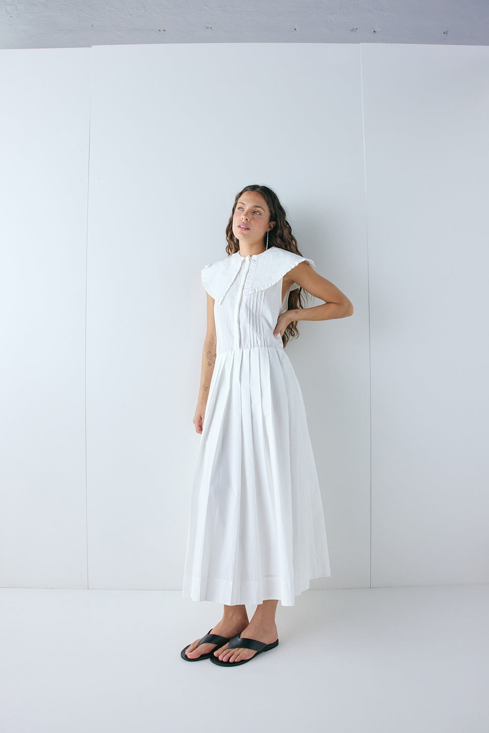 Tallulah Midi Dress White